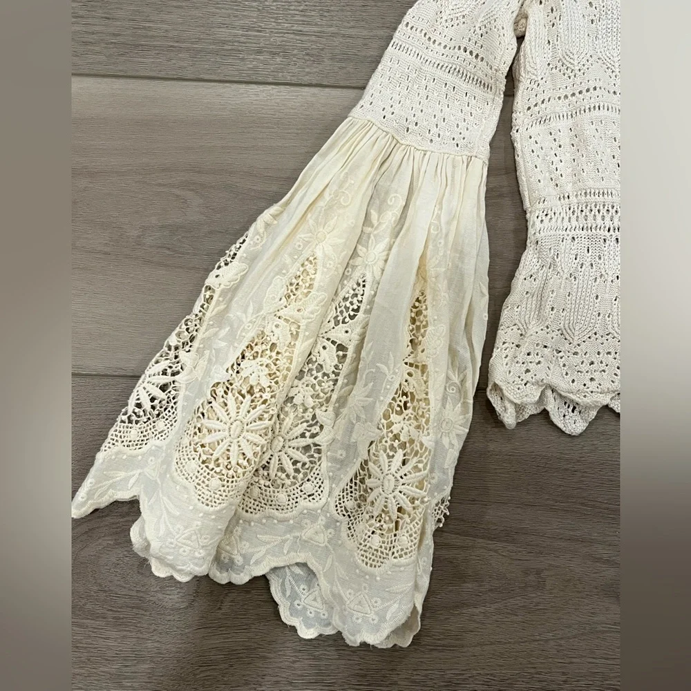Free People Once Upon a Time Blouse Shirt Size S